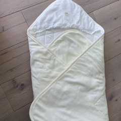美品⭐️おくるみ　薄い黄色