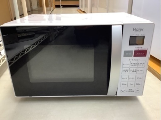 【リサイクルサービス八光　田上店　安心の3か月保証　配達・設置OK】 ハイアール オーブンレンジ ホワイト JM-V16C-W　2018年製