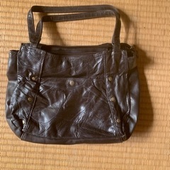 フェイクレザー　バッグ　中古