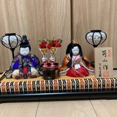 お話中　お雛様　屏風ありました！他の商品をおまけにつけます