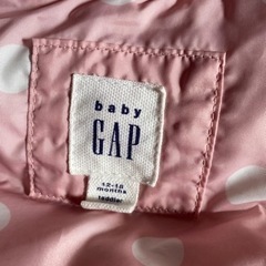 
子供服　アウター　baby GAP  ダウンベスト　80の画像