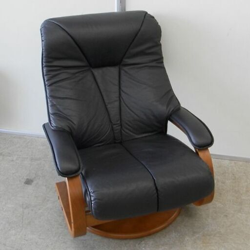 富士ファニチア リクライニングチェア パーソナルチェア 回転椅子 レザー 札幌 西区 西野