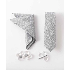 ネクタイ　クイトランニング 新品　Quit Running 北欧デザイン ギフト箱4点新品未開封の画像