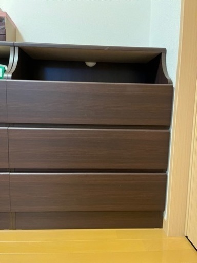 ダークブラウンチェスト3段　(2つあります！