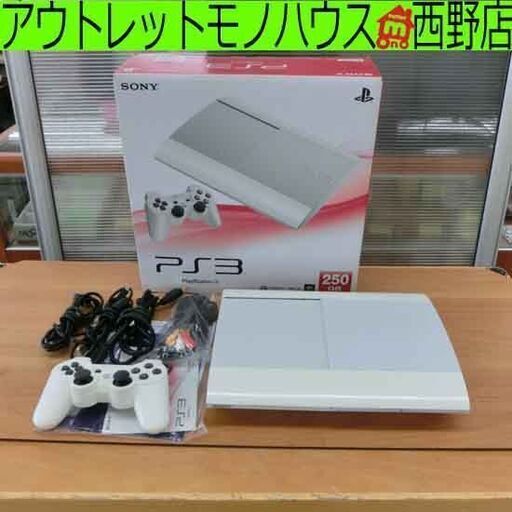 SONY PS3 本体＋コントローラー1個 CECH-4200B クラシックホワイト 250GB ソニー Playstation3 プレイステーション3 札幌市 西野
