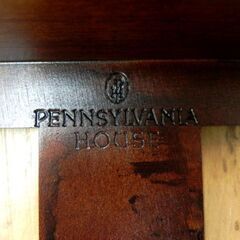 PENNSYLVANIA HOUSE 猫脚 クラシック ローテーブル センターテーブル カットガラス アンティーク調 ヴィンテージ ペンシルバニアハウス 札幌市 厚別区の画像