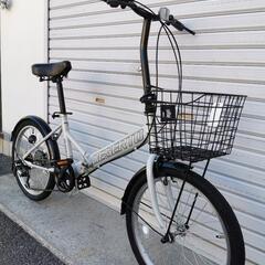 20インチ 外装6段変速 折りたたみ自転車 防犯登録料込!! [No.175]の画像