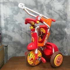 取引場所 南観音 K2209-868 アンパンマン 折りたたみ三輪車【ガード欠品、使用汚れ、現状渡し】の画像