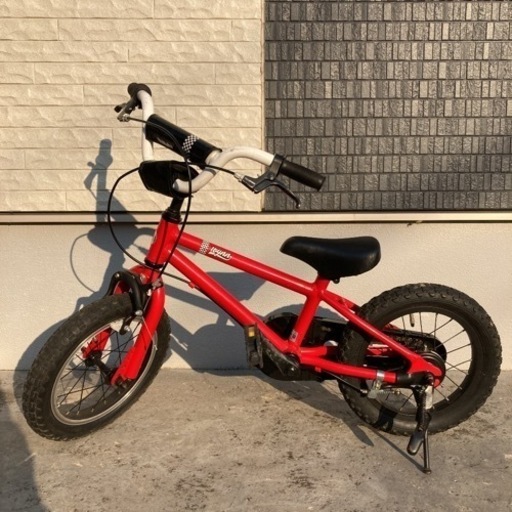 子ども用　BMX 14インチ　赤×黒