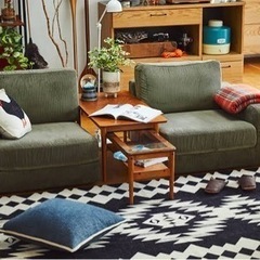 2人掛けローソファー nico and