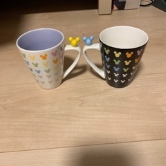 ディズニーペアマグカップ　ミッキーマウス
