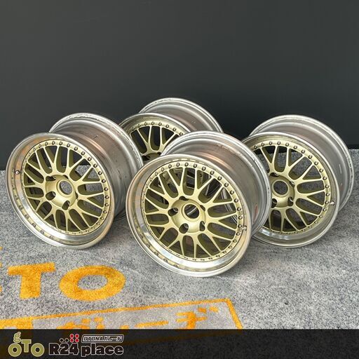 【中古/値下】アルミホイール4本セット WORK Brombacher 8.5J＆10J-18 PCD130 ポルシェ等