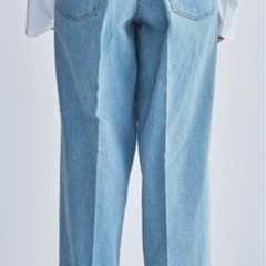 [!新品同様品!] [!定価29700円!] NEON SIGN WIDE DENIM SLACKS USED サイズ42-sの画像