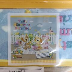 ダッフィーテイスティサマーサプライズウォッシュタオル２枚セットの画像
