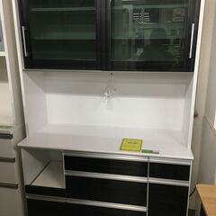 大宝工業 レンジボード キッチンボード システムキッチンボード 食器棚 約幅120cm Moiss加工 おしゃれ クリーニング済 堺市 石津