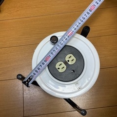 メーカー不明　リールコード 約15m 小さいので1ついかがでしょうかの画像
