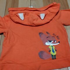 ディズニーZOOTOPIA　90パーカーの画像