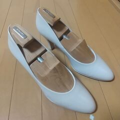 MIHAMA パンプス 24cm 白