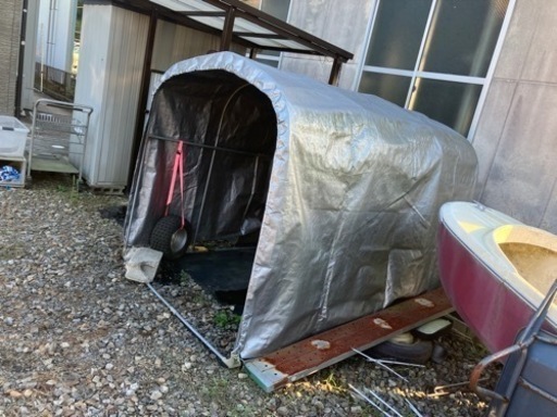 バイク　自転車などのテント　　畑の道具いれにも！