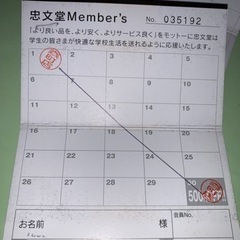 忠文堂★500円OFF券×3枚とおまけ♪の画像