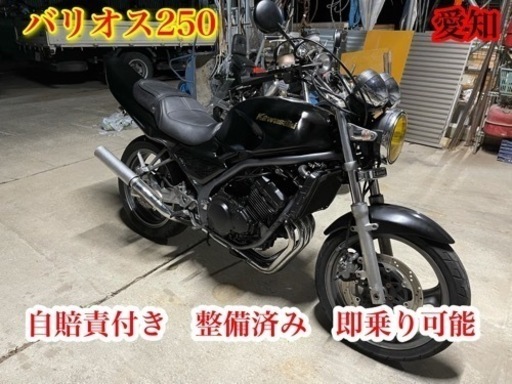 バリオス250 実働整備済み　自賠責付き　即乗り可能