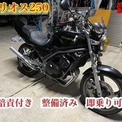 バリオス250 実働整備済み　自賠責付き　即乗り可能