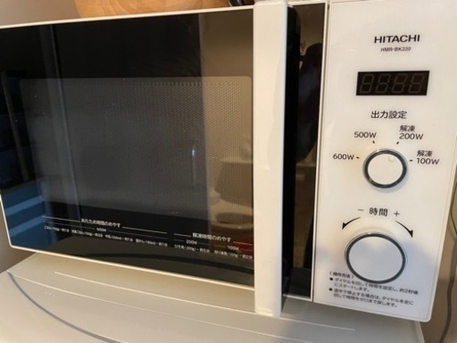 電子レンジ　ほぼ新品