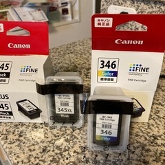 インク　BC 345XL  BC 346 箱付　純正品　ワンコインで