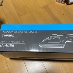 【未使用】ハンディアイロン&スチーマーの画像