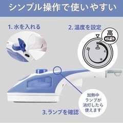 【未使用】ハンディアイロン&スチーマーの画像