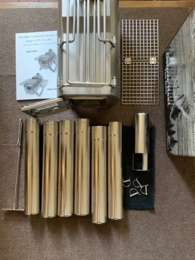 （商談中）未使用　G-Stove Heat View 本体セット 薪ストーブ