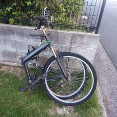折りたたみマウンテンバイクの画像