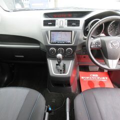 マツダ　プレマシー 　２０Ｓ【自社ローン対応可】★1年保証★ロードサービス付　 純正ＳＤナビ　地デジ　バックカメラ　Ｂｌｕｅｔｏｏｔｈ接続　両側パワースライドドア　ＥＴＣ　スマートキー　アイドリングストップ　オートライト　ＨＩＤ　社外１６インチＡＷの画像