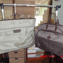 スーツ用バッグ２ツ　出張・旅行用