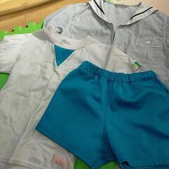 【10/8まで】みどり 幼稚園 男児用 夏用制服と体操服上下(130)