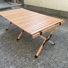 TOMOUNT ロールテーブル ウッドロールトップテーブル 120cm