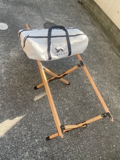 TOMOUNT ロールテーブル ウッドロールトップテーブル 120cm アウトドア