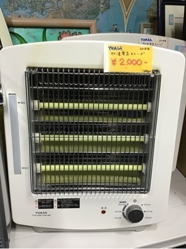 ●販売終了●ＹＵＡＳＡ　加湿付電気ストーブ　２０１８年　中古品　動作確認済　中古品