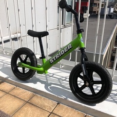 【自転車デビューに向け！】ストライダー(グリーン)