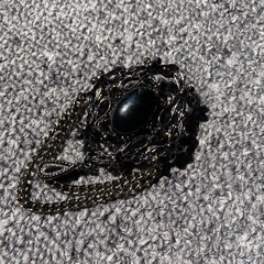 ☆ロングネックレス＆ブローチセット☆自宅保管品の画像