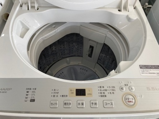 SHARP 5.5kg洗濯機 2018年製 リサイクルショップ宮崎屋住吉店 22.10.1 y