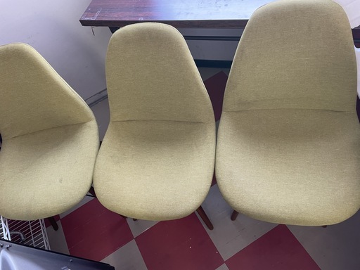 イームズチェア　グリーン　３脚セット　説明欄必読