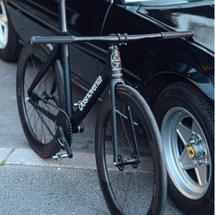 LEADER CURE Sサイズ お洒落な自転車 ピスト(値下げ不可)の画像