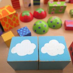 ☆さまざまな形の木製パズル 知育玩具◆想像力の醸成！知育性豊かの画像