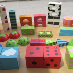 ☆さまざまな形の木製パズル 知育玩具◆想像力の醸成！知育性豊かの画像