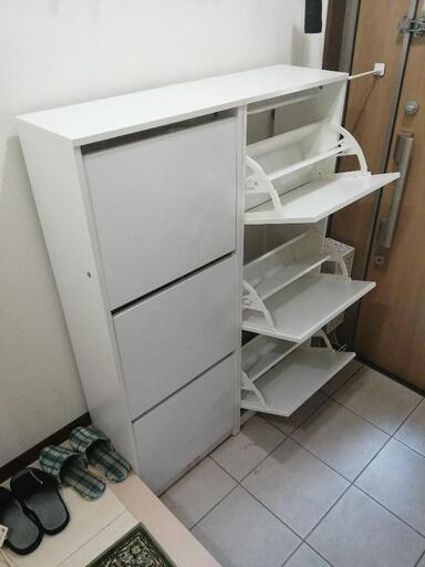 引取先決まりました　靴箱