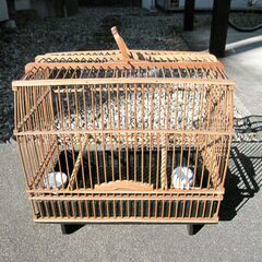 木製鳥かご３　アクリルケース付き