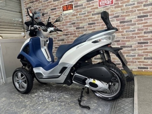 【超極上車検付新古美車♪側車付軽二輪登録！正真正銘普通免許仕様♪機関好調】 ピアッジオ MP3 yourban 300 動画有 検）フォコ トライク