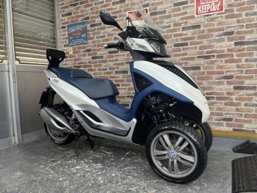【超極上車検付新古美車♪側車付軽二輪登録！正真正銘普通免許仕様♪機関好調】 ピアッジオ MP3 yourban 300 動画有 検）フォコ トライク