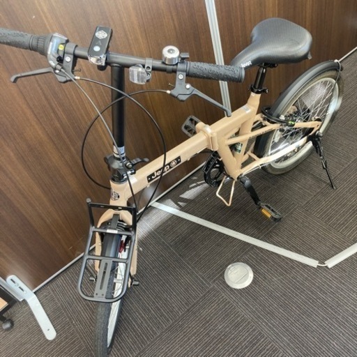 【中古品】Jeep ジープ 折り畳み自転車 JE-206G シマノ6段変速 20型